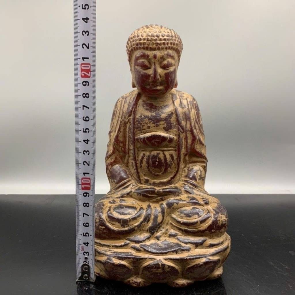  Tượng Phật Bằng Hổ Phách Cổ BKSTCN-9458 