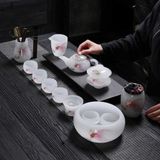  Bộ Ấm Chén Ngọc Sứ Họa Tiết Cá Chép Hoa Sen BKSTCN-9473 