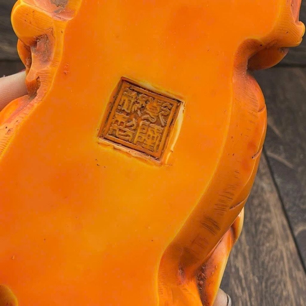  Tượng Di Lặc Đá Màu Vàng Phong Thủy BKSTCN-9487 