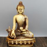  Tượng Phật Thích Ca Mâu Ni Ngồi Kiết Già Trên Đài Sen BKSTCN-9488 