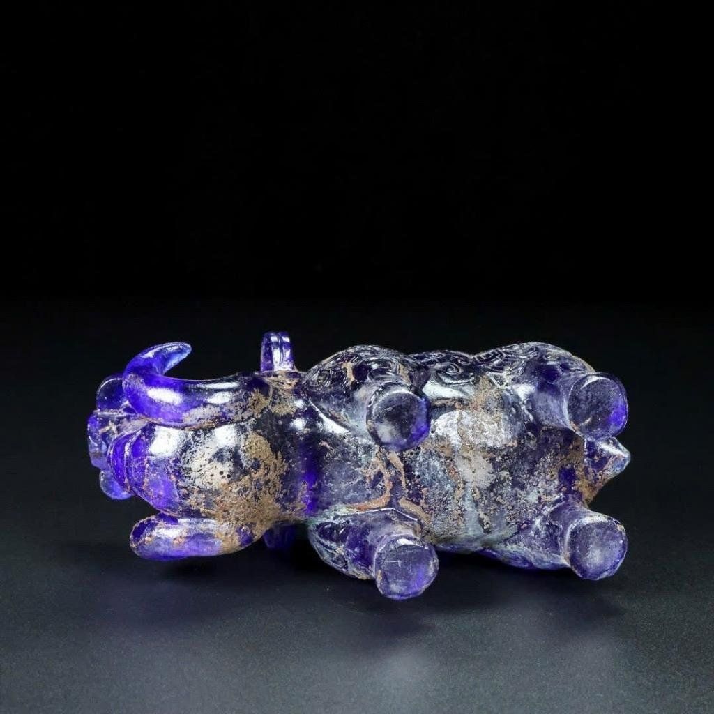  Tượng Voi Điêu Khắc Ngọc Lưu Ly BKSTCN-9496 