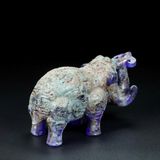  Tượng Voi Điêu Khắc Ngọc Lưu Ly BKSTCN-9496 