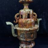  Bộ Lư Hương Đá Cẩm Thạch Phong Thủy BKSTCN-9497 