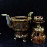  Bộ Lư Hương Đá Cẩm Thạch Phong Thủy BKSTCN-9497 