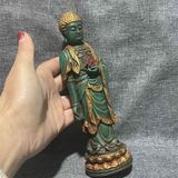  Tượng Phật Đứng Ngọc Bích Cổ Sưu Tầm BKSTCN-9549 