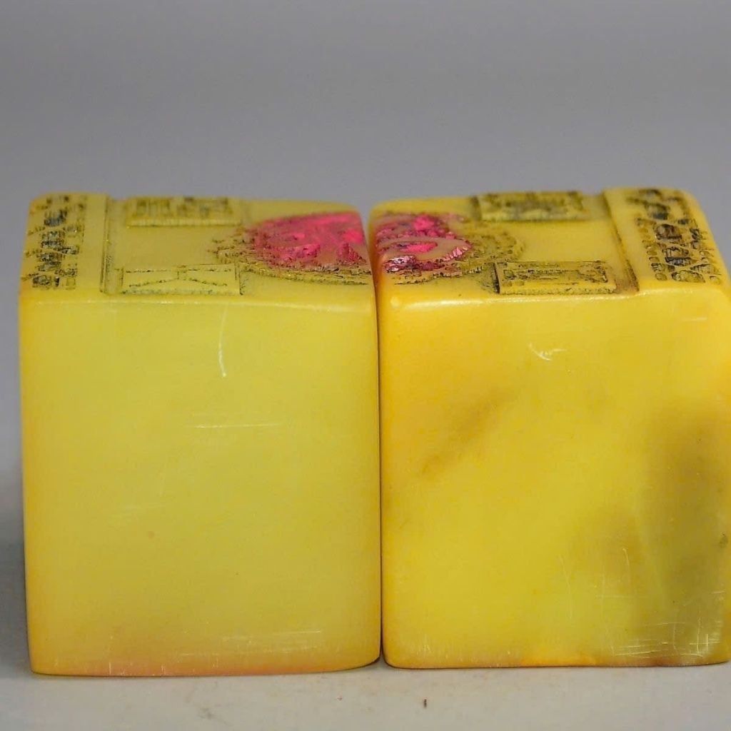  Cặp Ấn Ngọc Xưa Khắc Phúc Thọ Sưu Tầm BKSTCN-9579 