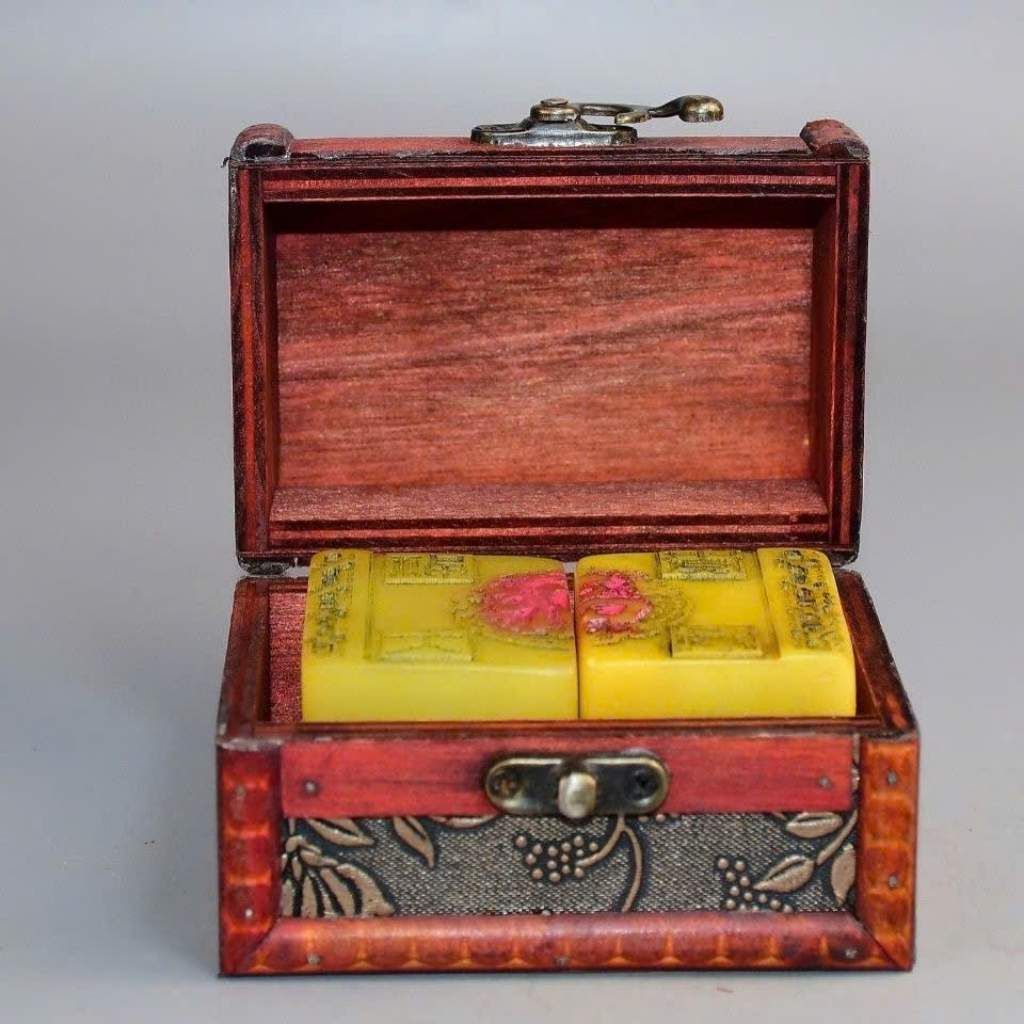  Cặp Ấn Ngọc Xưa Khắc Phúc Thọ Sưu Tầm BKSTCN-9579 