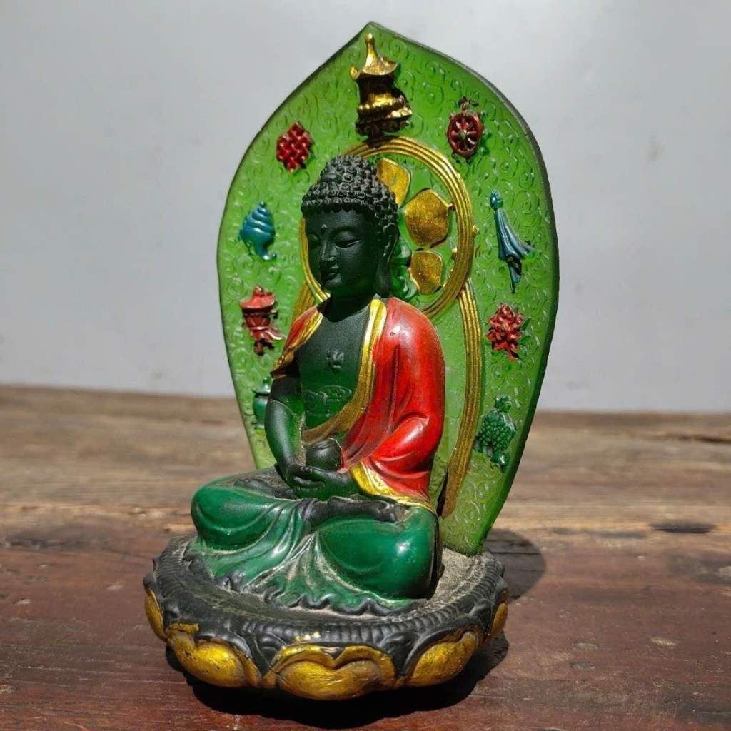  Tượng Phật A Di Đà Ngọc Lưu Ly Sưu Tầm Đẹp BKSTCN-9580 