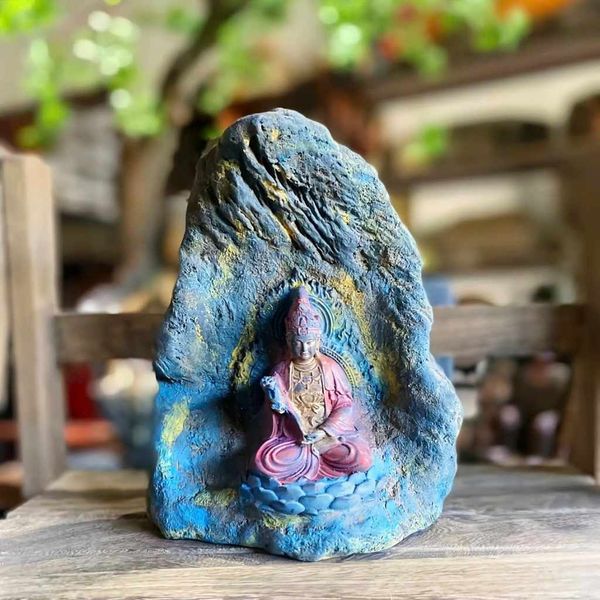  Tượng Phật Quan Âm Tọa Sơn Sưu Tầm Đẹp BKSTCN-9585 