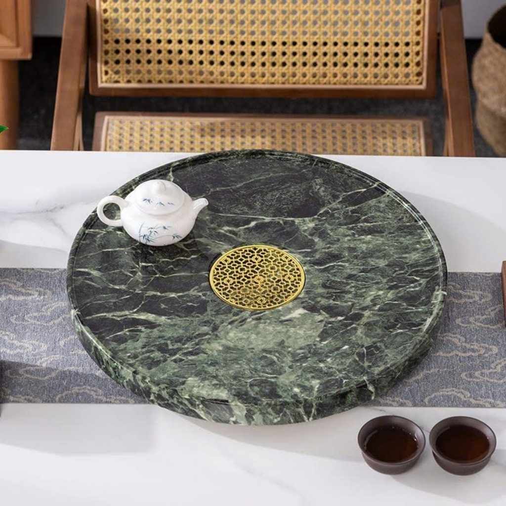  Khay Trà Đá Cẩm Thạch Nguyên Khối Cao Cấp BKSTCN-9587 