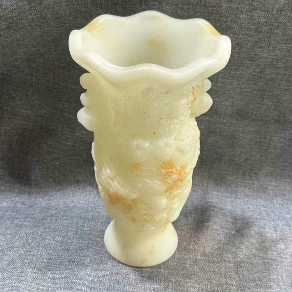  Bình Hoa Ngọc Trắng Rồng Phượng Cao Cấp BKSTCN-9600 