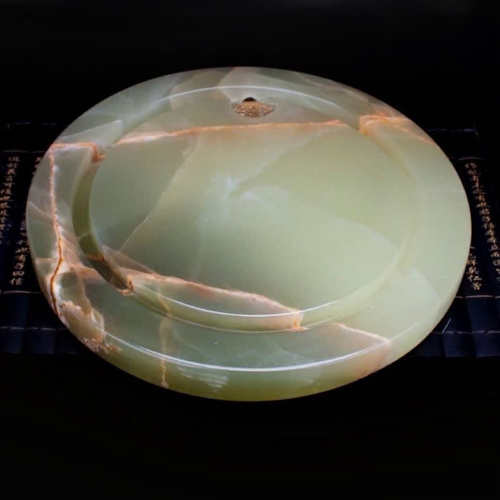  Khay Trà Ngọc Tự Nhiên Vân Cam BKSTCN-9601 