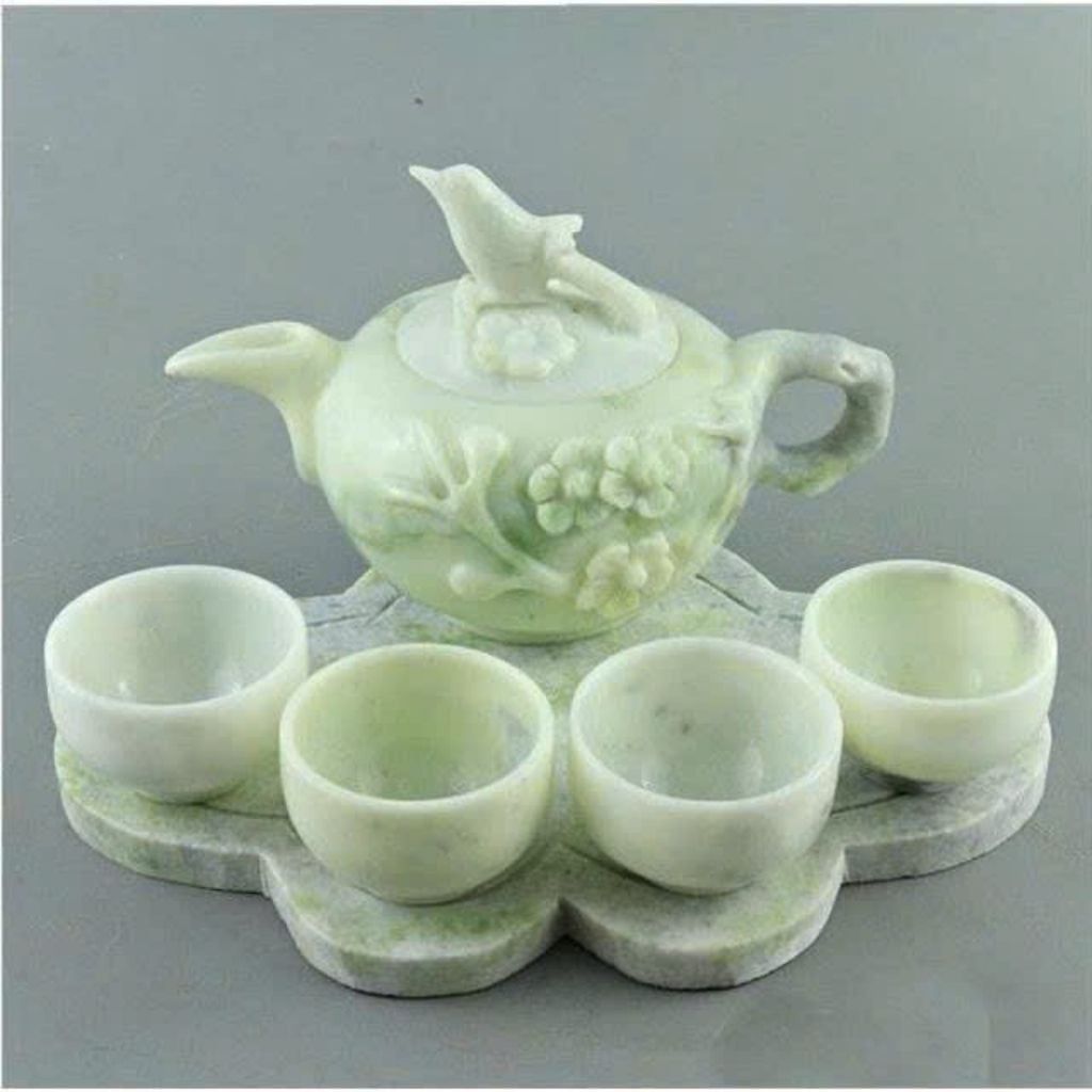  Ấm Trà Ngọc Dáng Trúc Xanh Sưu Tầm Cao Cấp BKSTCN-9609 
