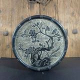  Khay Trà Đá Chạm Hoa Mai Trúc Cao Cấp BKSTCN-9611 