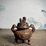  Lư Hương Đồng Cổ Song Nhĩ Sưu Tầm Độc Lạ BKSTCN-9621 