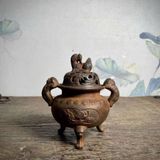  Lư Hương Đồng Cổ Song Nhĩ Sưu Tầm Độc Lạ BKSTCN-9621 