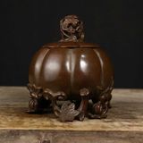  Lư Xông Trầm Đồng Hình Quả Bí Ngô Cổ Điển BKSTCN-9622 