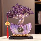  Cây Kim Tiền Đá Thạch Anh Tím Phong Thủy BKSTCN-9631 