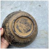  Bát Ngọc Cổ Khắc Họa Tiết Bách Hoa Hồi Văn Phong Thủy BKSTCN-9635 