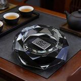 Gạt Tàn Pha Lê Khối Cắt Kim Cương Logo Rolls-Royce Cao Cấp BKSTCN-9668 