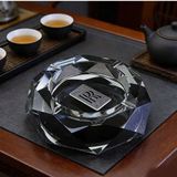  Gạt Tàn Pha Lê Khối Cắt Kim Cương Logo Rolls-Royce Cao Cấp BKSTCN-9668 
