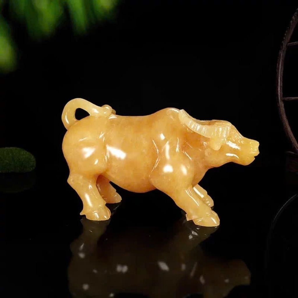  Tượng Trâu Ngọc Hoàng Long Tự Nhiên  BKSTCN-9674 