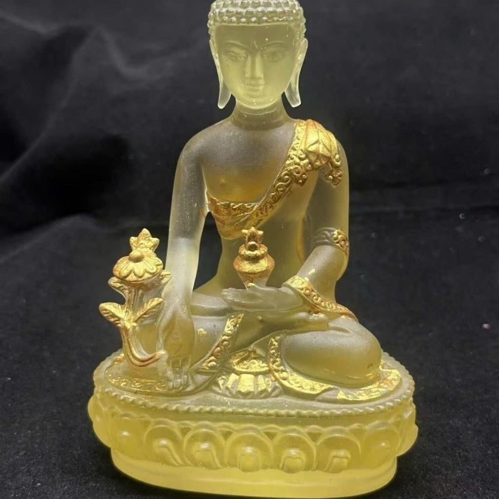  Tượng Phật Dược Sư Lưu Ly Vàng Dát Vàng BKSTCN-9678 