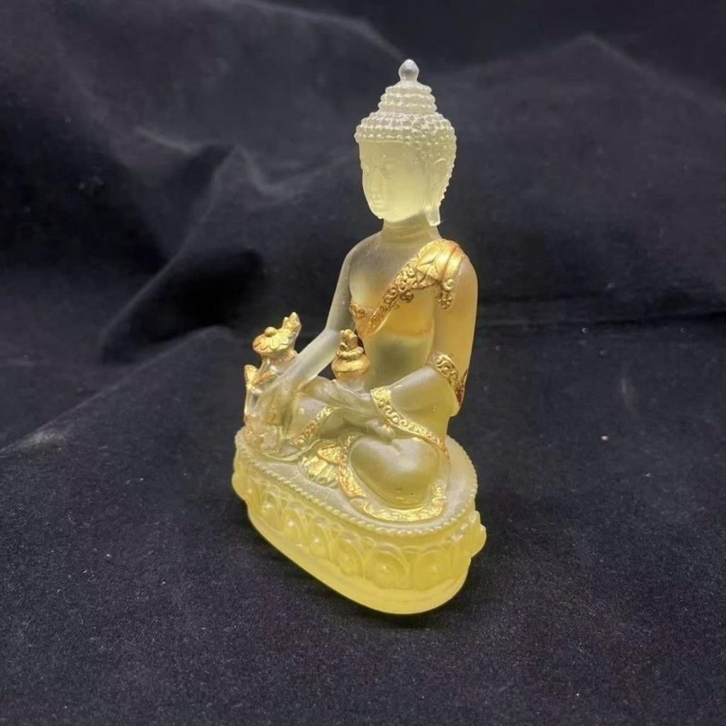  Tượng Phật Dược Sư Lưu Ly Vàng Dát Vàng BKSTCN-9678 