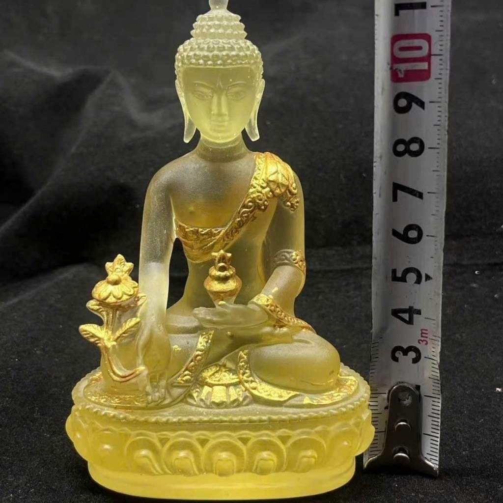  Tượng Phật Dược Sư Lưu Ly Vàng Dát Vàng BKSTCN-9678 