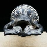  Bình Ceramic Hai Tai Đầu Rồng Phượng Khắc Cắt Mẫu Đơn Cổ  BKSTCN-9681 