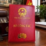  Sổ tay Văn Phòng Chính Phủ da đỏ cao cấp đay dặn BKSVVN-9005 