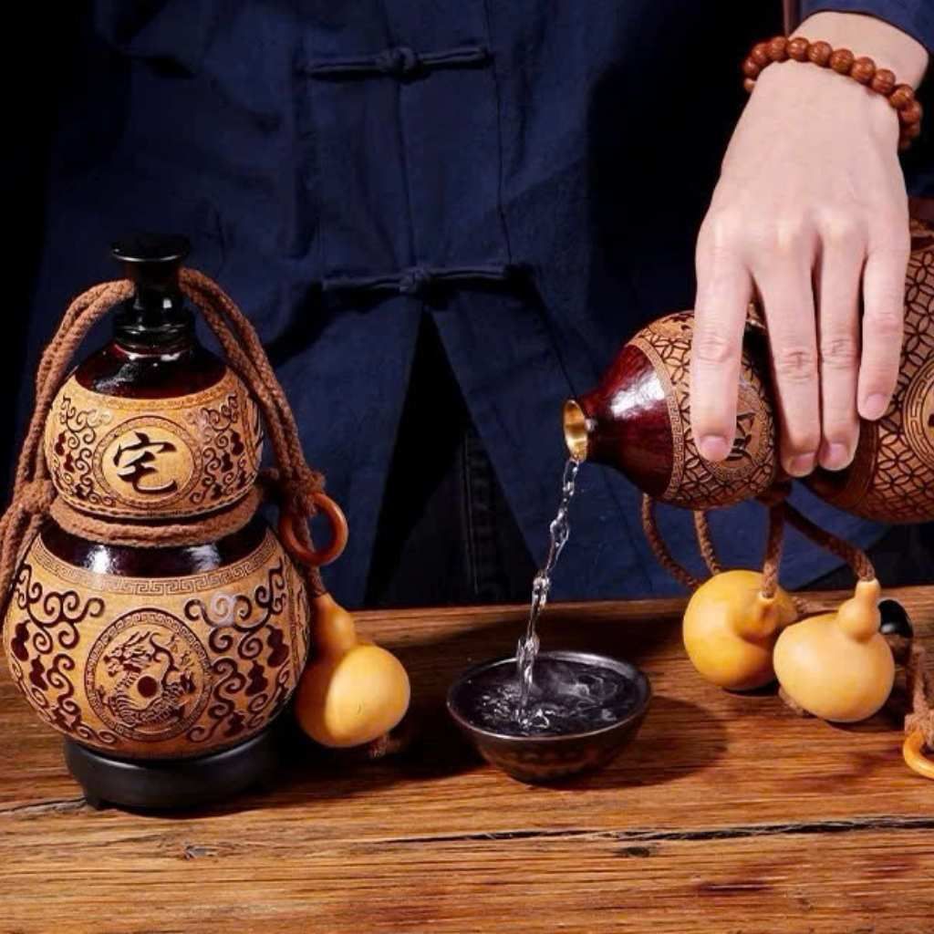  Bình Hồ Lô Khắc Chữ Tài Lộc BKWOCN-9203 