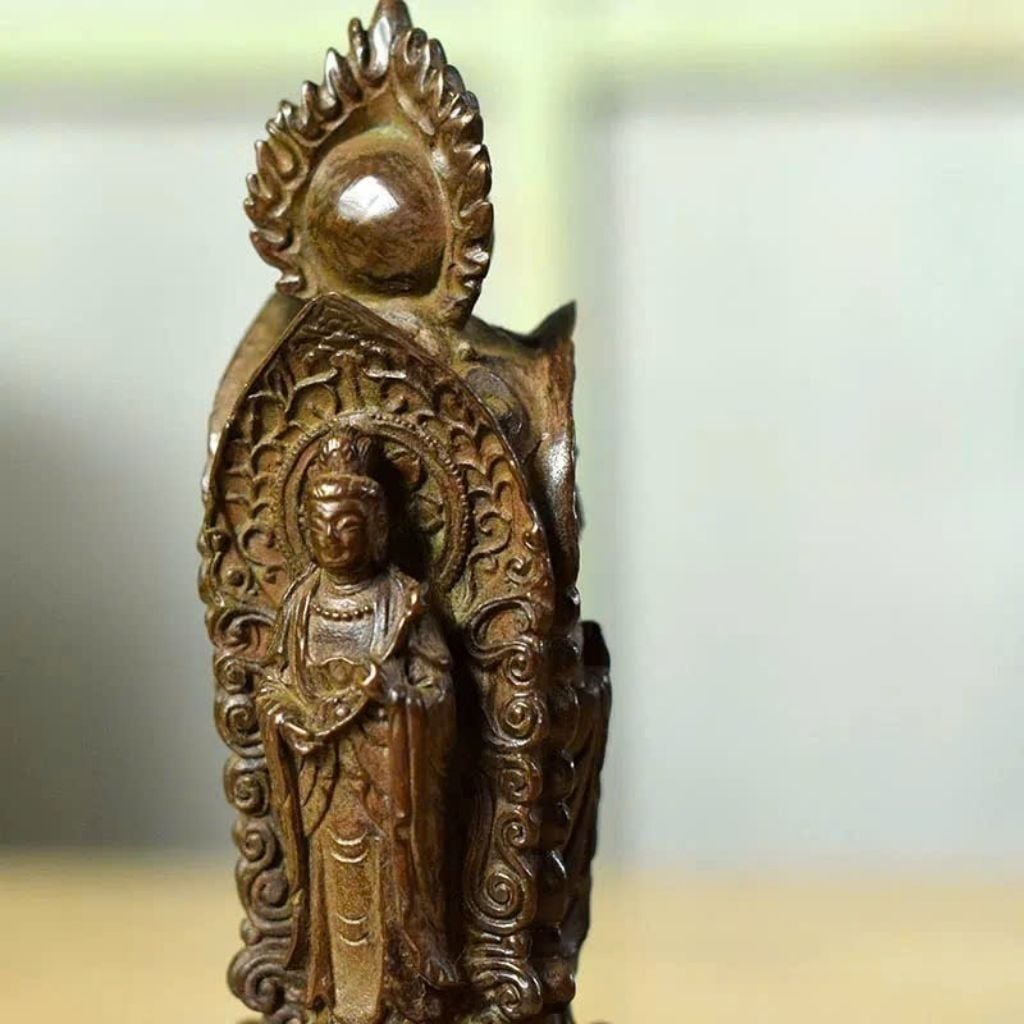  Tượng Gỗ Tam Thế Phật BKWOCN-9214 