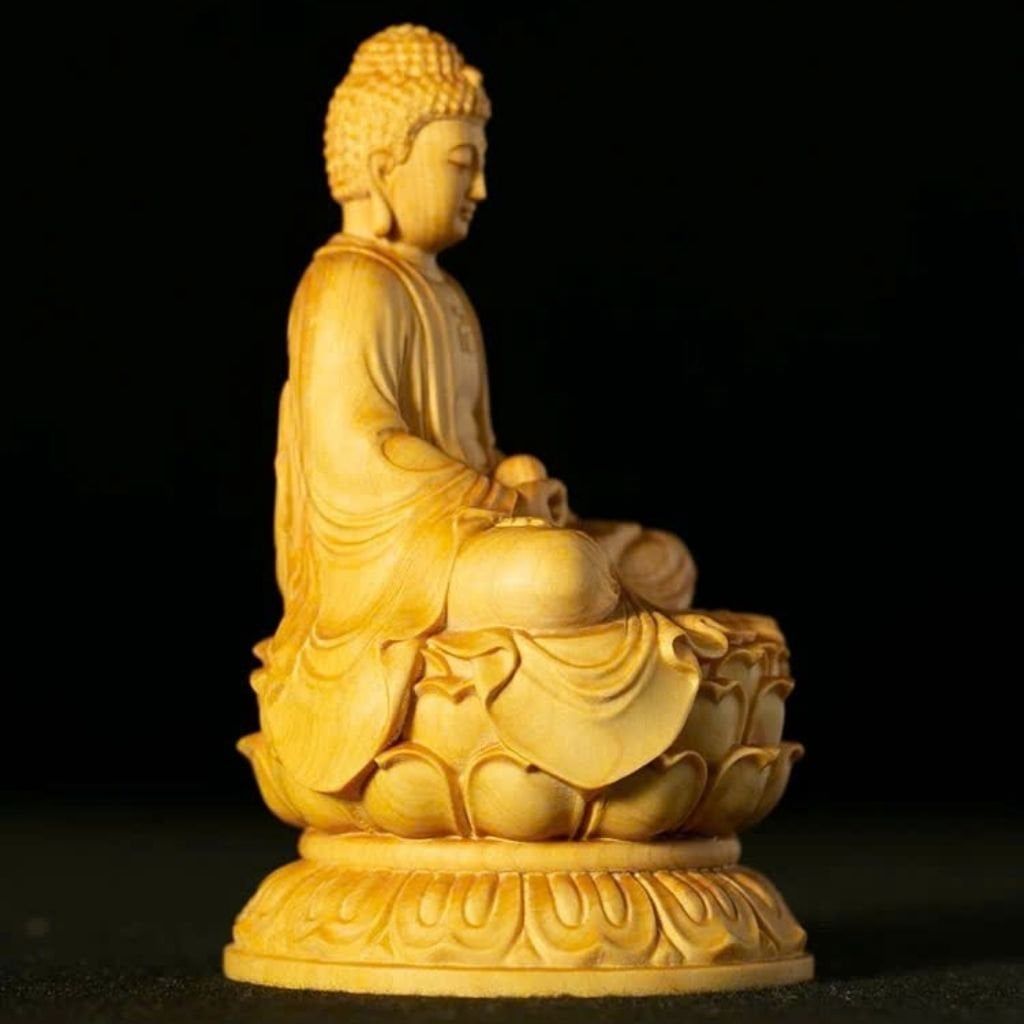  Tượng Phật Tổ Bằng Gỗ LHWOVN-9216 