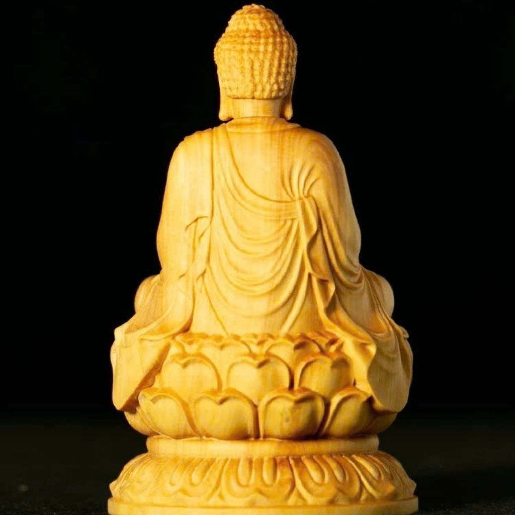  Tượng Phật Tổ Bằng Gỗ LHWOVN-9216 