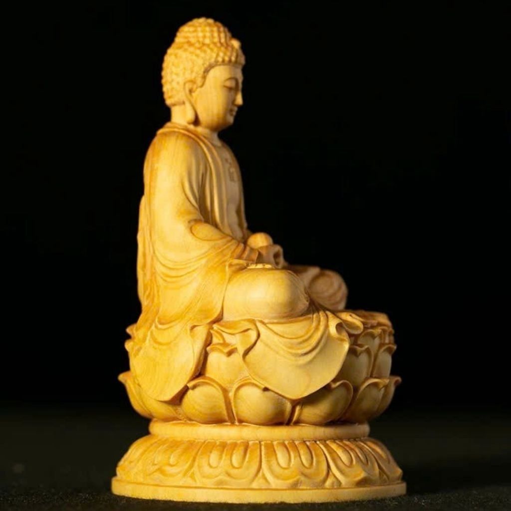  Tượng Phật Tổ Ngồi Đài Sen BKWOCN-9217 