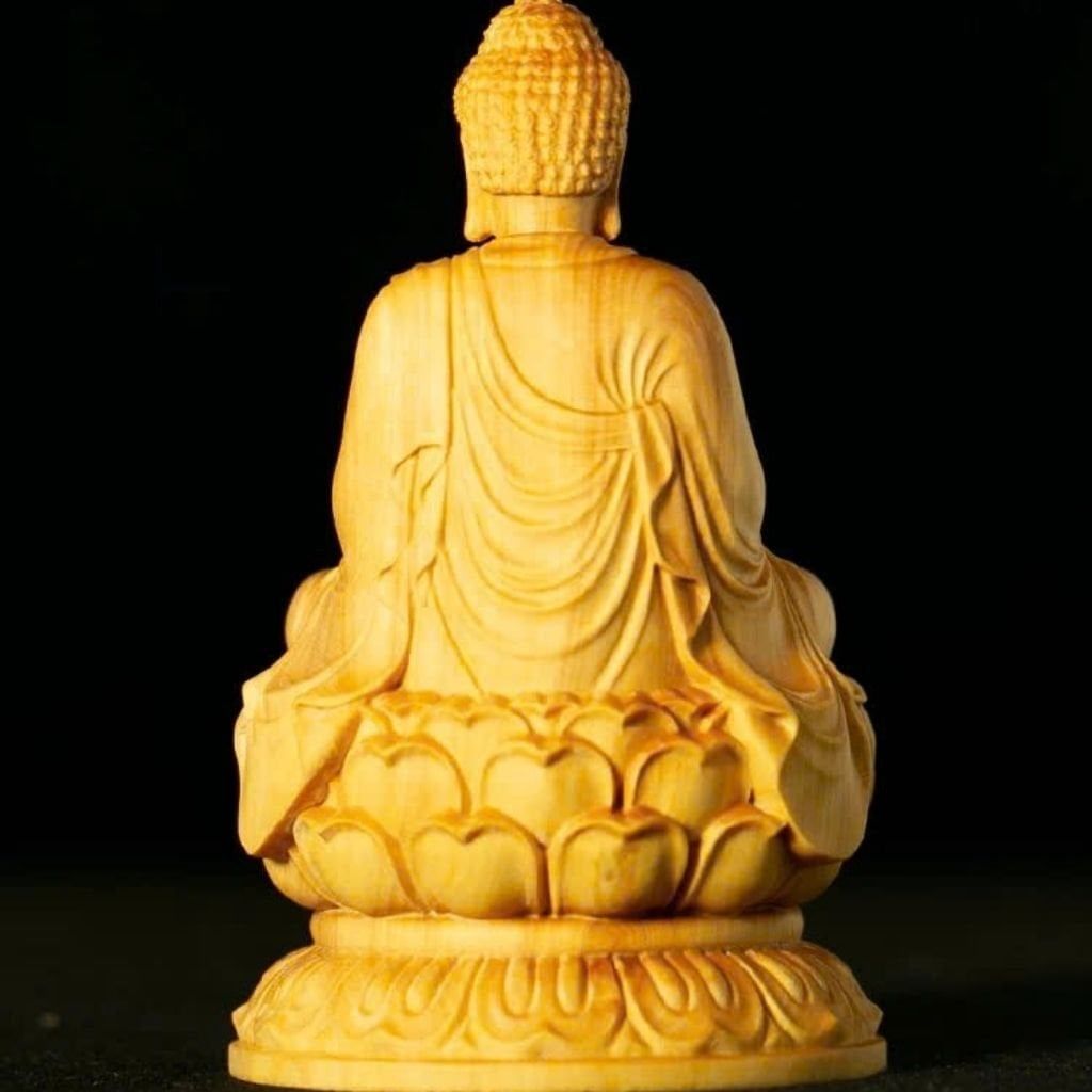  Tượng Phật Tổ Ngồi Đài Sen BKWOCN-9217 