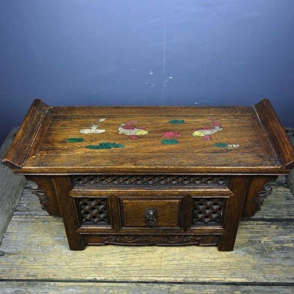  Chiếc Bàn Gỗ Cẩm Khảm Xà Cừ BKWOCN-9220 