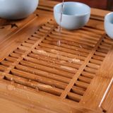  Khay Trà Khắc Trúc và Thư Pháp  BKWOCN-9230 