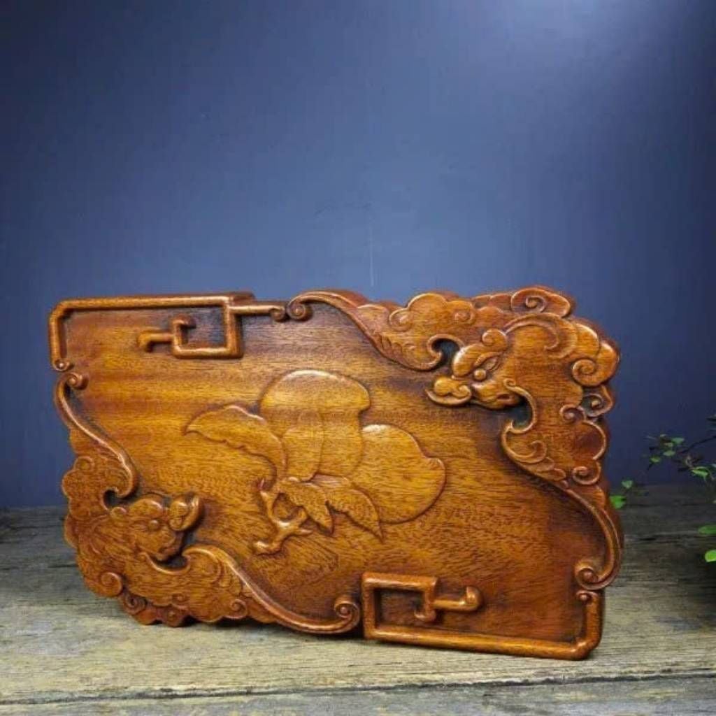  Khay Trà Gỗ Chạm Khắc Decor Bàn Trà  BKWOCN-9232 