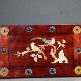  Khay Trà Gỗ Mini Khảm Trai Decor BKWOCN-9233 