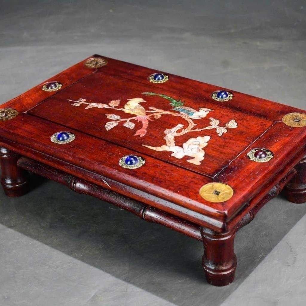  Khay Trà Gỗ Mini Khảm Trai Decor BKWOCN-9233 