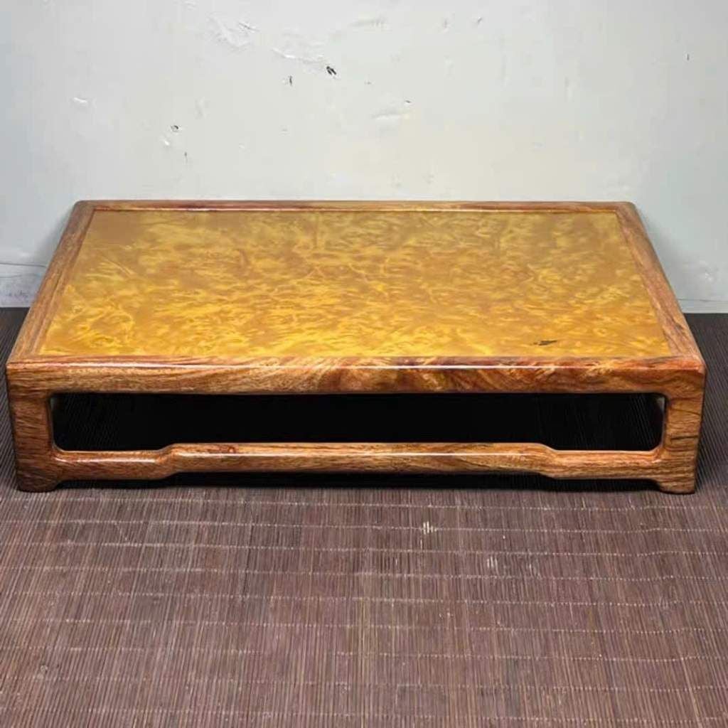  Khay Trà Gỗ Nu Mặt Kín Vân Chun Cao Cấp BKWOCN-9253 