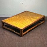  Khay Trà Gỗ Nu Mặt Kín Vân Chun Cao Cấp BKWOCN-9253 