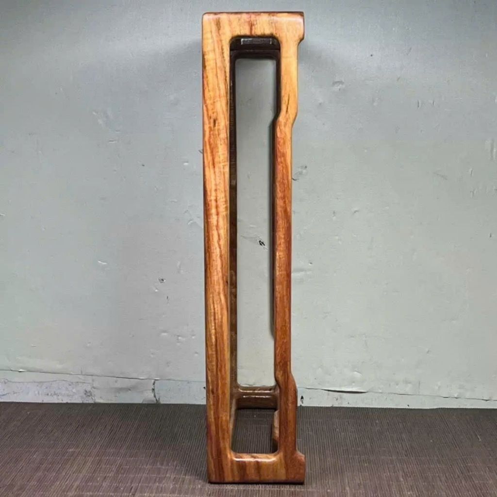  Khay Trà Gỗ Nu Mặt Kín Vân Chun Cao Cấp BKWOCN-9253 