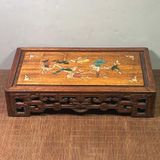  Khay Trà Gỗ Khảm Ốc Hoa Quả Chim Chóc Cổ BKWOCN-9254 