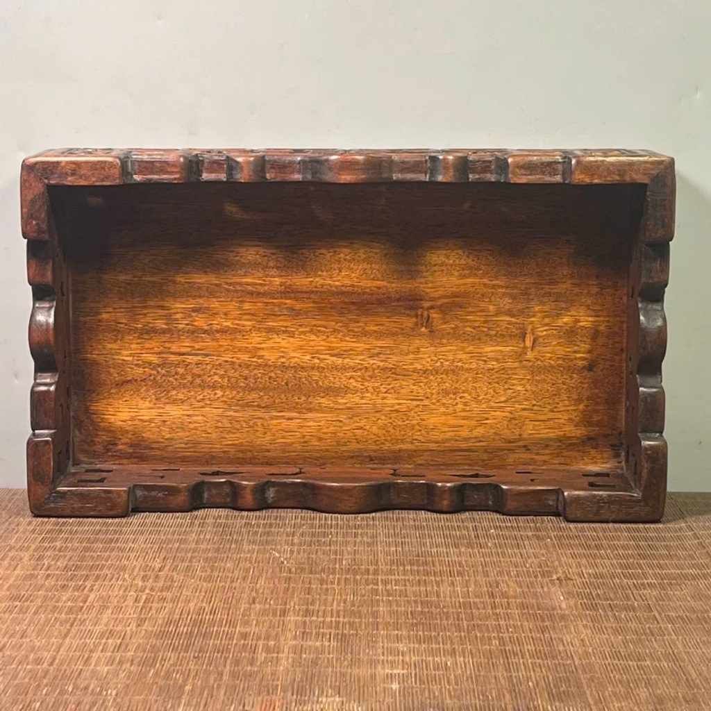  Khay Trà Gỗ Khảm Ốc Hoa Quả Chim Chóc Cổ BKWOCN-9254 