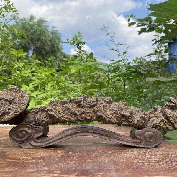  Gậy Như Ý Gỗ Chạm Khắc Linh Chi Đẹp BKWOCN-9296 