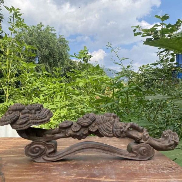  Gậy Như Ý Gỗ Chạm Khắc Linh Chi Đẹp BKWOCN-9296 