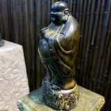  Tượng Di Lặc Chúc Phúc Gỗ Trắc 18cm BKWOCN-9300 